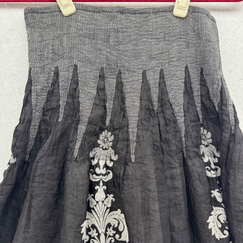 Anthropologie Lapis Dress One Size Strapless Dress Black Party Casual Bohemian - Picture 2 of 8
